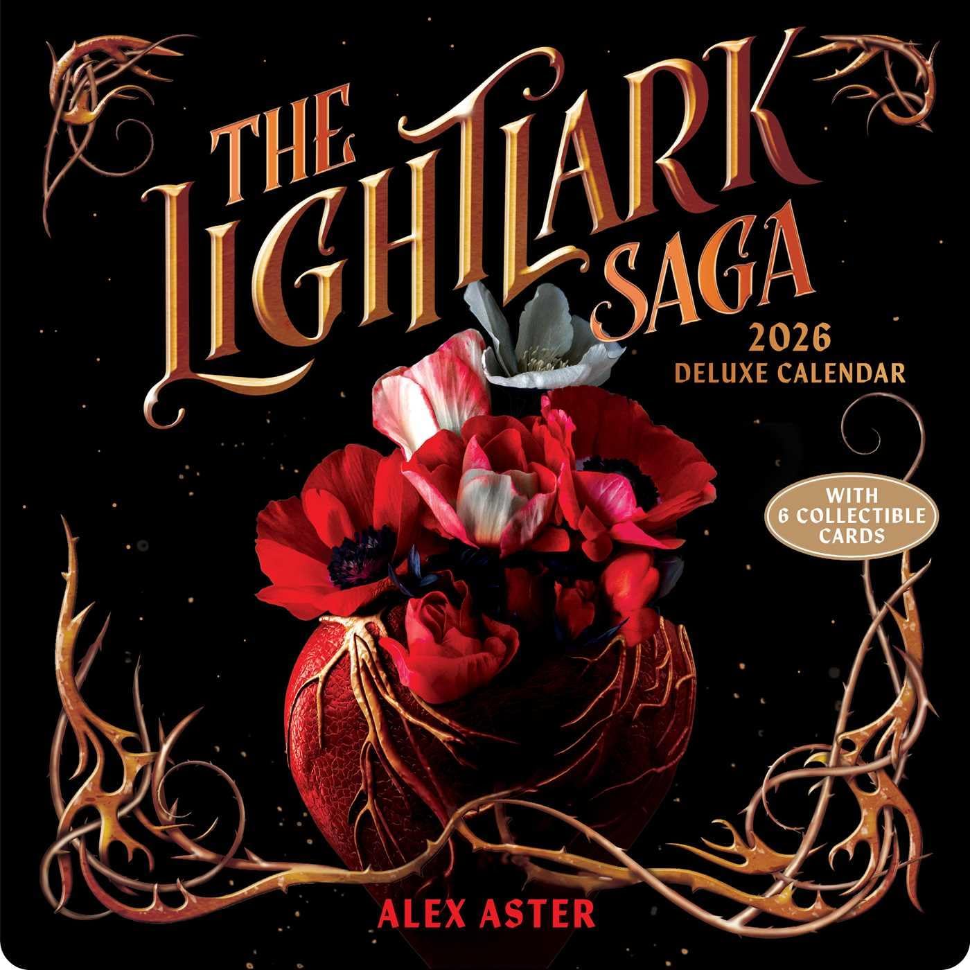The Lightlark Saga 2026 Deluxe Wall Calendar with 6 Collectible Cards - Image 1