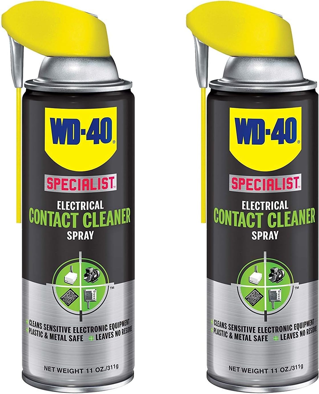 WD-40 Specialist Electrical Contact Cleaner Spray 11 ounce aerosol can front view