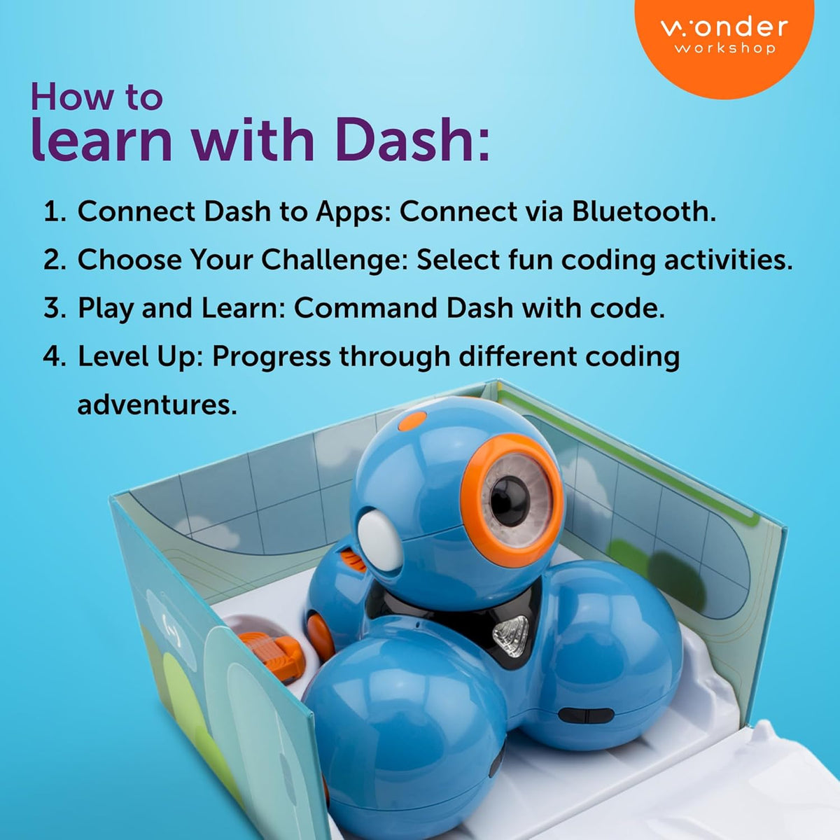 Wonder Workshop Dash Robot - Coding Robots for Kids 6 and Older - Image 4