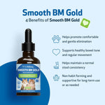 Pet Wellbeing Smooth BM Gold two fluid ounces bottle with dropper