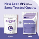 Micro Ingredients melatonin 400 tablets bottle back label