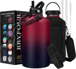 RRYFOUR 128 Ounce Insulated Water Bottle front view