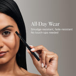Vasanti ice blue eyeliner tip close up