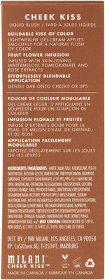Milani Cheek Kiss Liquid Blush Makeup, Lightweight, Blendable & Buildable for Radiant Flushed Cheeks, Skin-Loving Formula - Nude Flush - Image 10