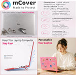 mCover protective notebook case side angle display