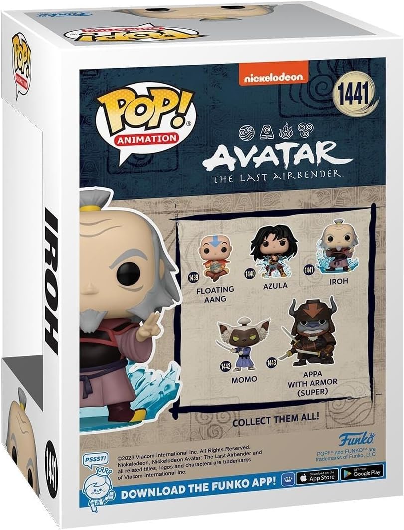 Funko Pop Uncle Iroh lightning redirection pose close up