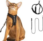 Cat Harness and Leash Set, Escape Proof Y Shape Cat Harness Adjustable Anti-Choke Soft Padded Vest Harness Hands Free Cat Rope Leash Harness Set for Cats up to 15.4 lbs (Burgundy, M) - Image 12