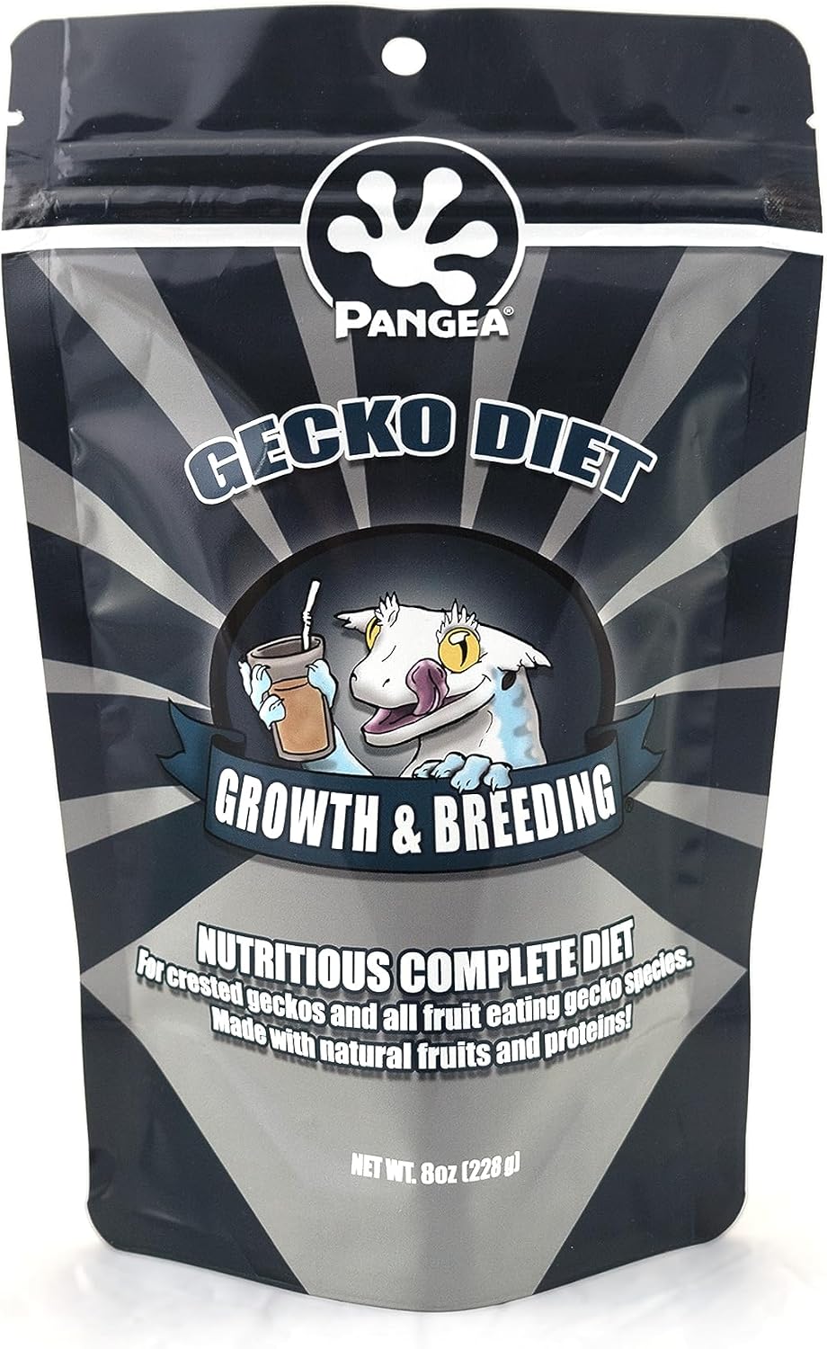 Nutritious insect protein mix for crested geckos back layout instructions