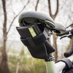 PACK2RIDE Blossom Roll Bike Saddle Bag side profile on road bike
