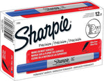 Sharpie permanent marker ultra fine point blue pack front view stationery