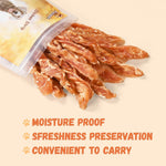 Pawmate chicken jerky strips 10.6 ounce bag size