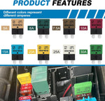 GLOSO automotive circuit breaker color-coded top housing