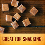 Kraft baking caramels ingredients and nutritional information label on packaging back