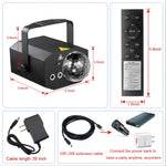 Buclhoz sound-activated party light mounted for indoor celebration