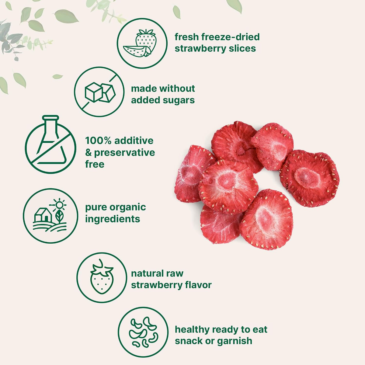 Micro Ingredients organic fruit snack nutritional information label