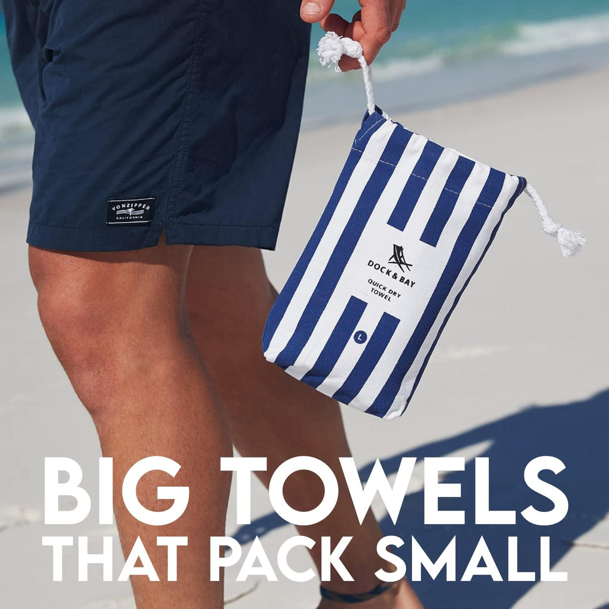 Dock And Bay sand free towel outdoor use