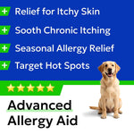Bark&Spark omega three and quercetin supplement jar for dog hot spots