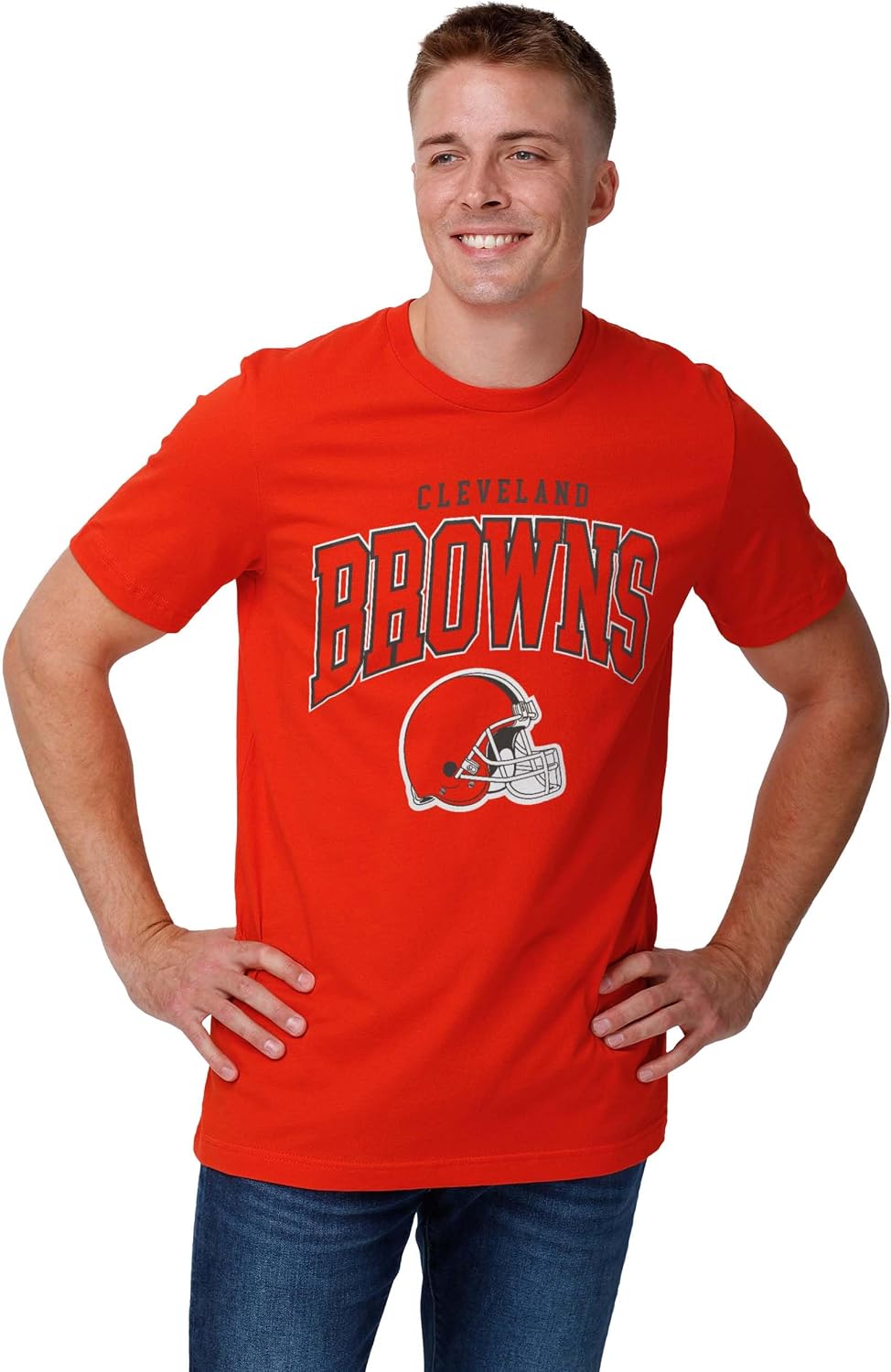 FOCO NFL Mens NFL Team Logo Classic Arched Logo T-Shirt - Image 15