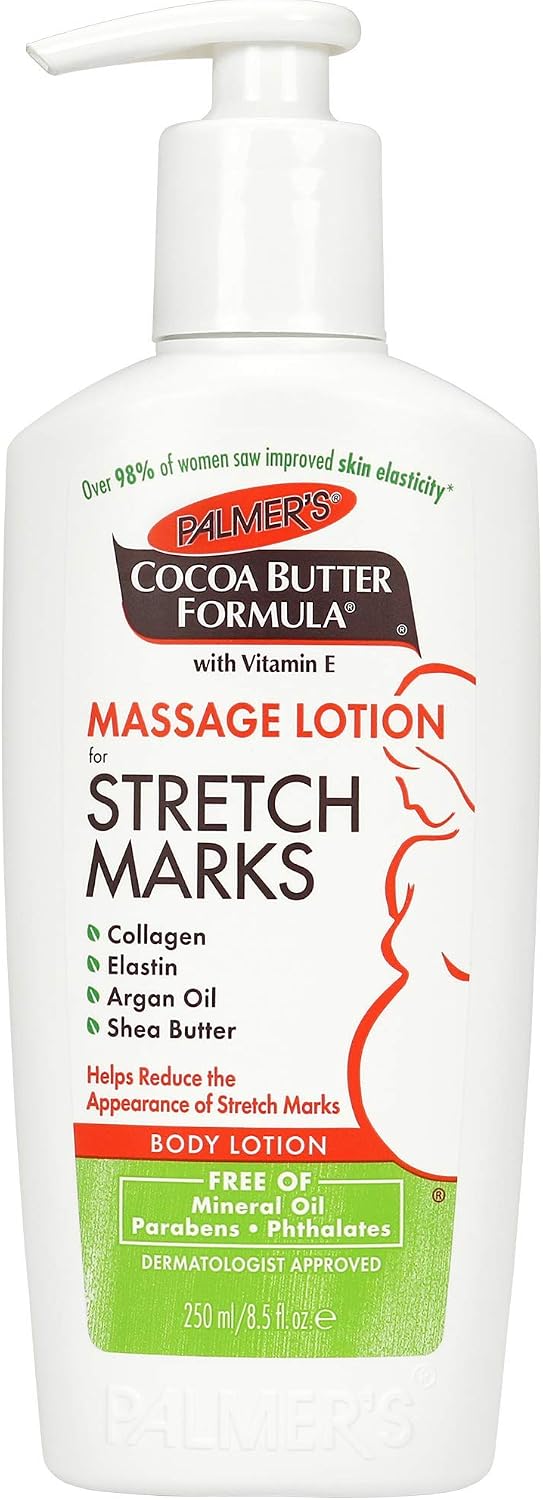 Palmer's cocoa butter formula massage lotion front view bottle