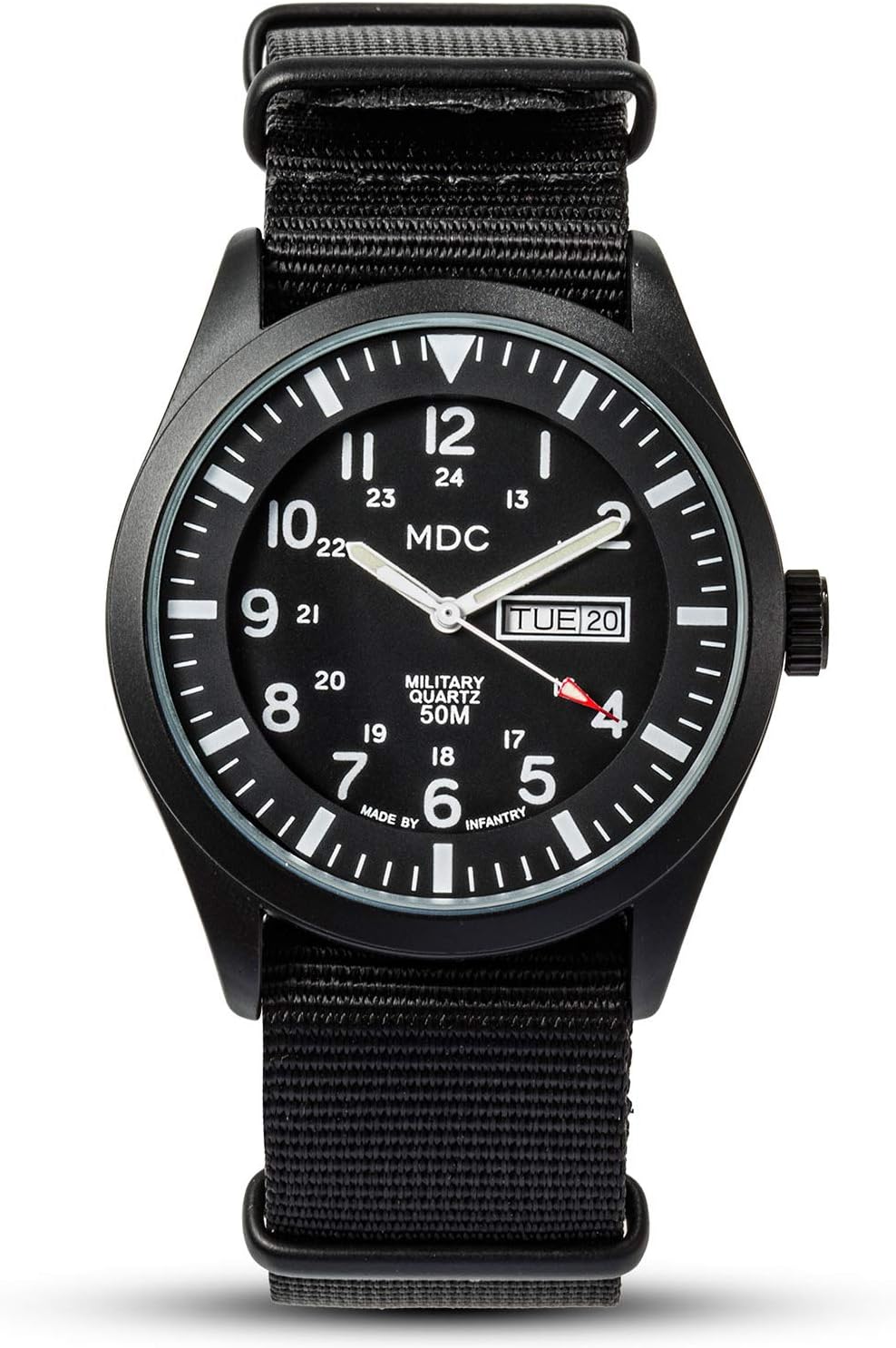 Infantry MDC tactical watch packaging and accessories