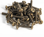 3/8" Long 6-32 Thread, Oval Head Milled Slot Replacement Wall Plate Screws, 50 Pack, White - Image 11
