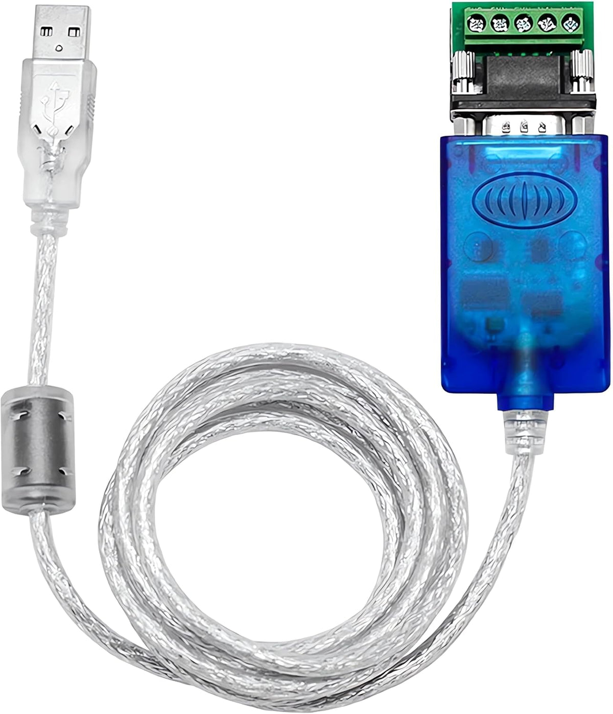 UTEK UT-890A 5ft 1-Port USB to RS-485/422 Serial Converter with ESD Protection - Image 1