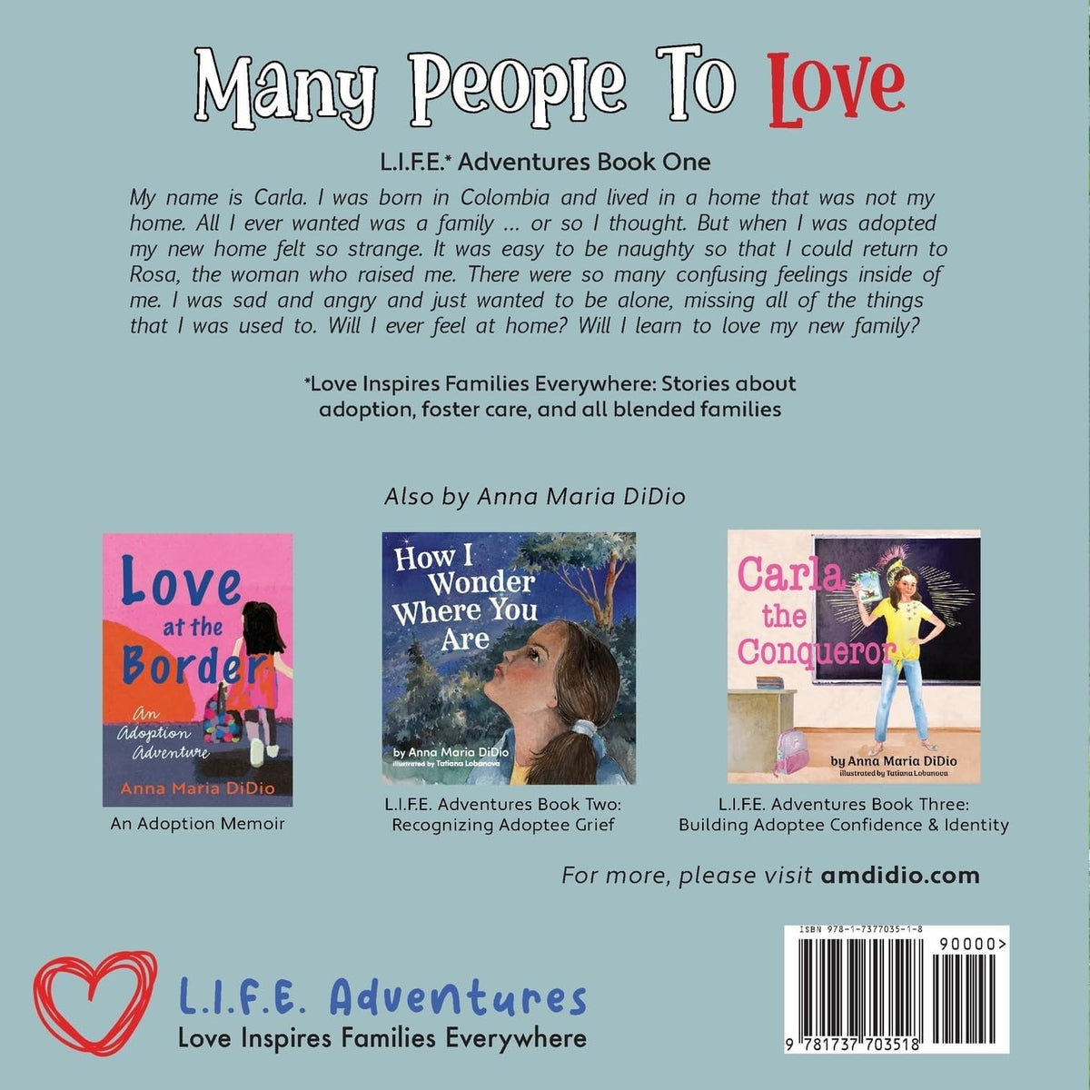 Many People to Love L.I.F.E. Adventures series book interior pages