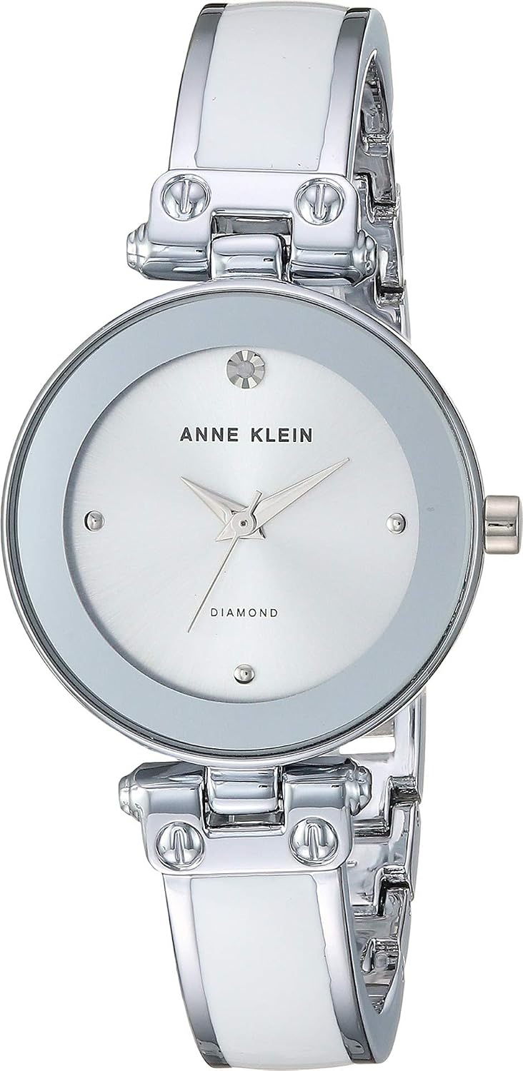 Anne Klein Women's Genuine Diamond Dial Bangle Watch - Image 12