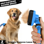 Fine-toothed flea comb for pet hygiene