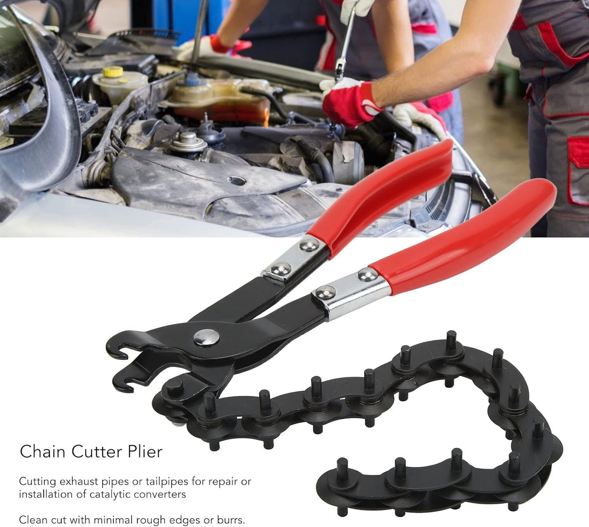Leapiture automotive exhaust cutter plier handle grip design