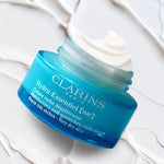 Clarins skincare product label and ingredient details