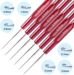 Hair locking tools included in the dreadlock kit