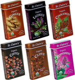 St. Claire's Organic Herbal Pastilles, (Ginger, 1.5 Ounce Tin, Bundle of 3) | Gluten-Free, Vegan, GMO-Free, Plant-based, Allergen-Free | Made in our Allergen-Free facility - Image 13