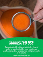 BulkSupplements Lutein Powder derived from marigold flower extract package back
