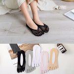 Qauxbul sock align toe socks worn inside athletic sneakers