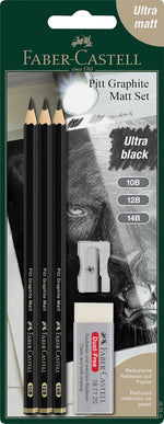 Faber-Castell Pitt Graphite Matte Tin front view