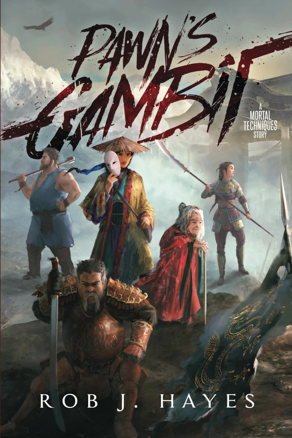 Rob J Hayes Pawn's Gambit paperback front cover view best fantasy book