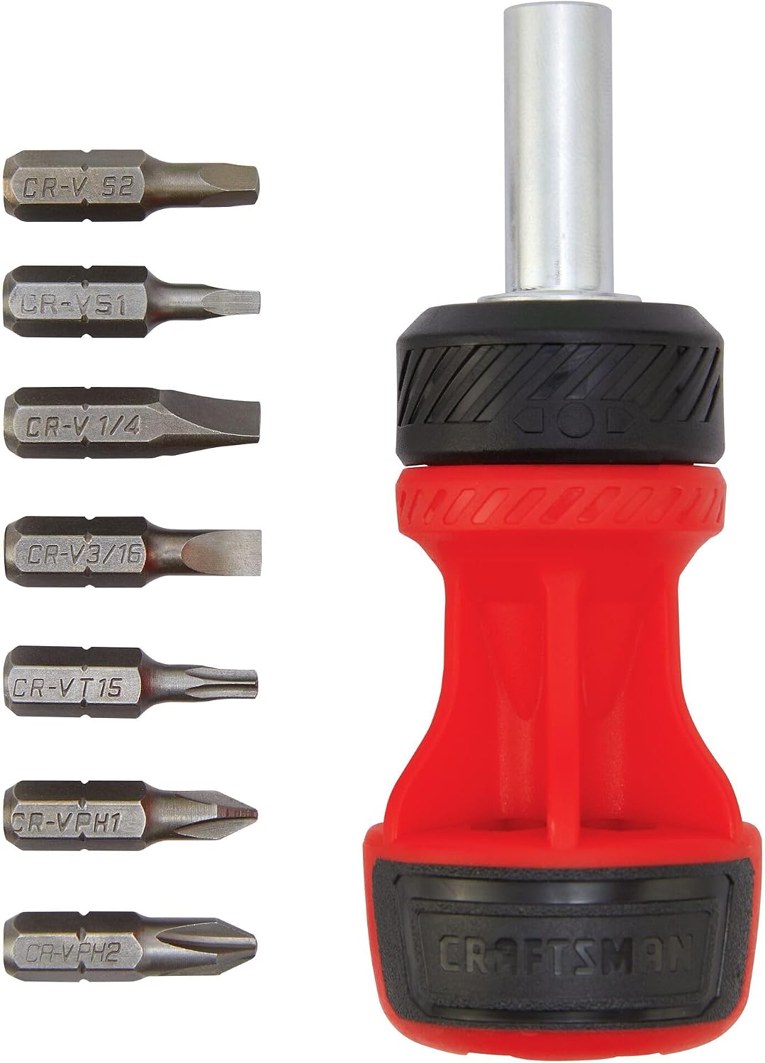 Craftsman stubby tool handle and push and pick storage