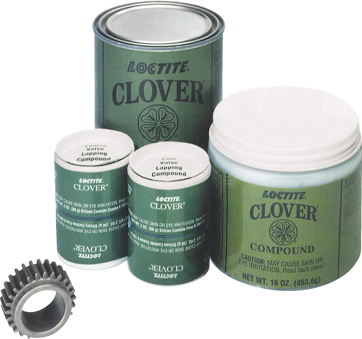 Loctite Clover Silicon Carbide Grease Mix 600 grit one pound can front view