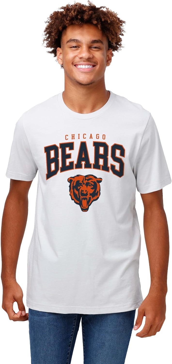 FOCO NFL Mens NFL Team Logo Classic Arched Logo T-Shirt - Image 11