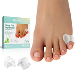Welnove Gel Toe Separator, Pinky Toe Spacers, Little Toe Cushions, Small Toe Sleeves for Preventing Rubbing & Reducing Pressure (Pack of 12, Transparent) - Image 11