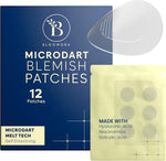Overnight acne patch ready for application on skin
