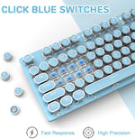 LexonElec retro gaming keyboard multimedia control knob closeup
