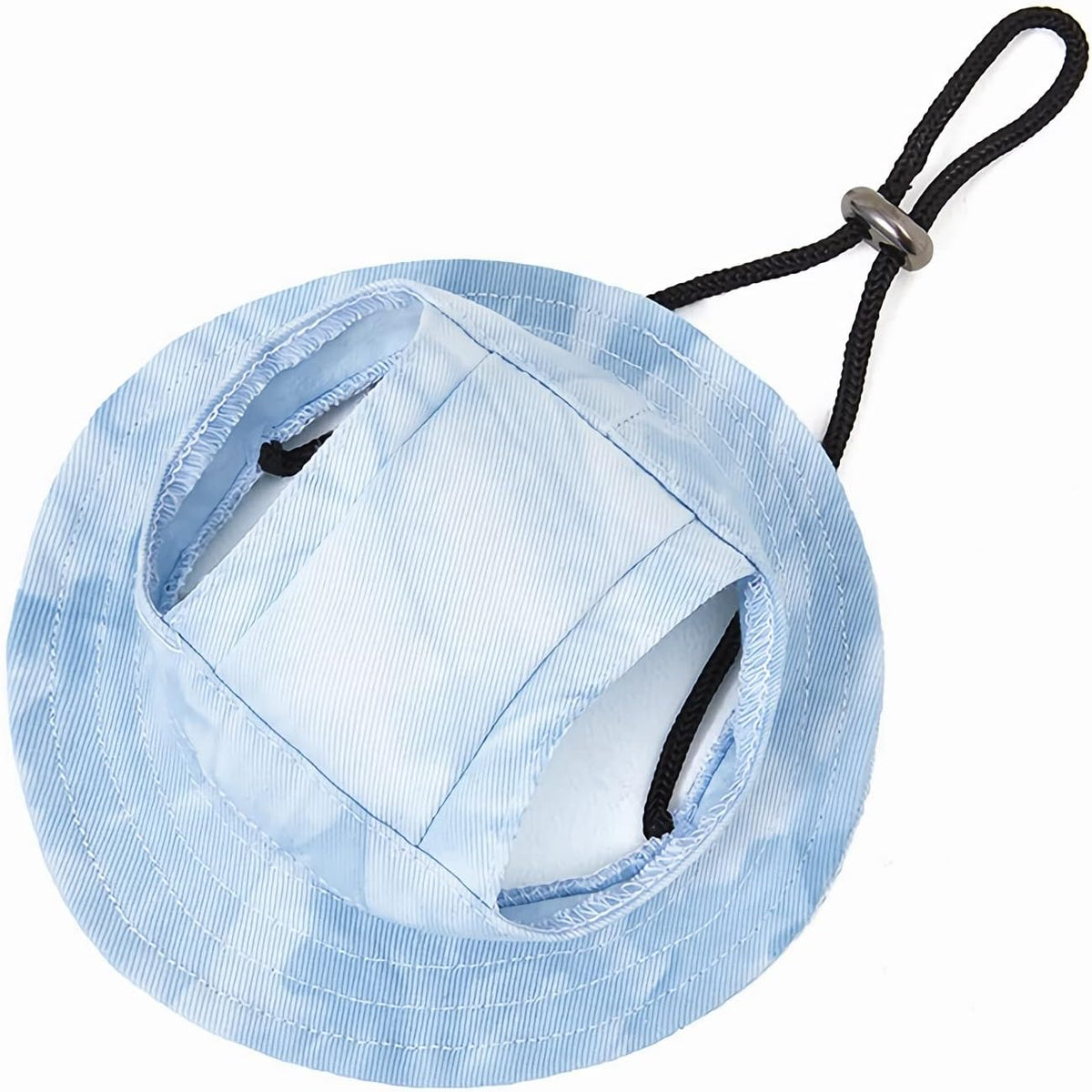 Dog Sun Hat Cute Pet Hat Trucker Hat with Ear Holes for Sun Protection Adjustable Tie-dye Printing Cotton Fisherman's Hat for for Small Medium Dogs Cats - Image 10