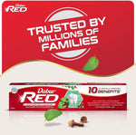 Dabur Red Paste cap open presentation view