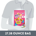 Back of Hershey Assorted Easter Candy Bag displaying nutritional facts and ingredients