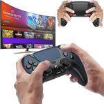 Enstixsm upgraded wireless controller front view showcasing premium joystick design