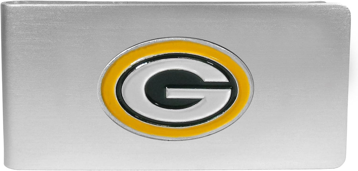 Back view of Siskiyou NFL money clip showing strong steel tension bar
