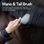 Shjxi horse brush bristles for detangling thick hair