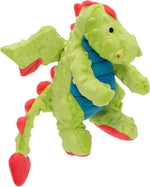 goDog Bubble Plush Dragons Squeaky Dog Toy, Chew Guard Technology - Coral, Large - Image 13